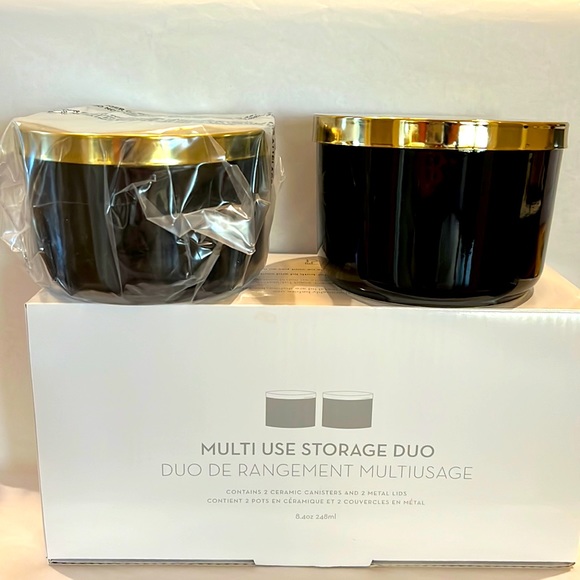 Z Gallerie Storage & Organization Z Gallerie Ceramic Canisters With